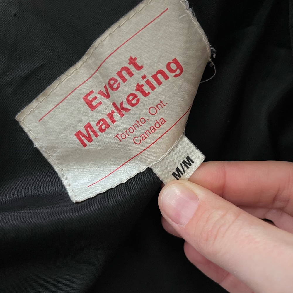 vintage 90’s RCA leather/wool bomber - Picture 5 of 5